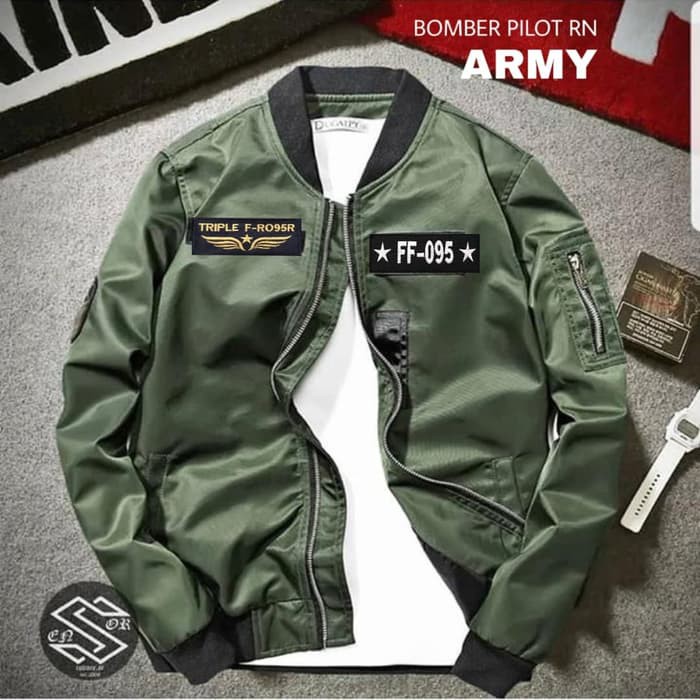 Jaket Bomber Pria