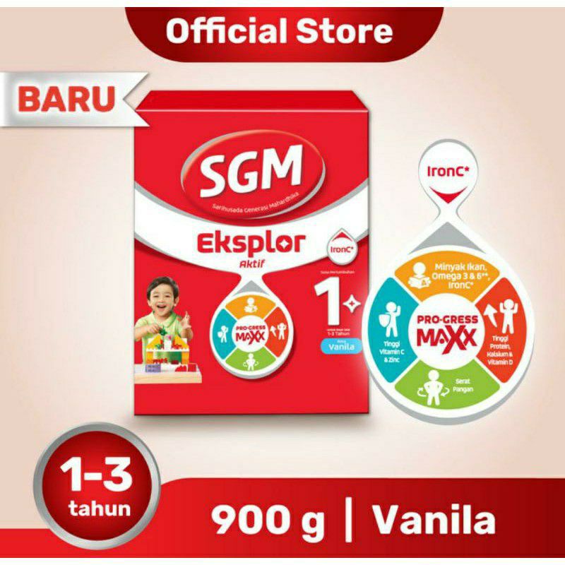 SGM EKSPLOR 1+ VANILA 900gr
