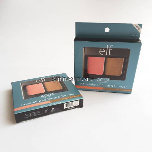 ELF AQUA INFUSED BLUSH AND BRONZER