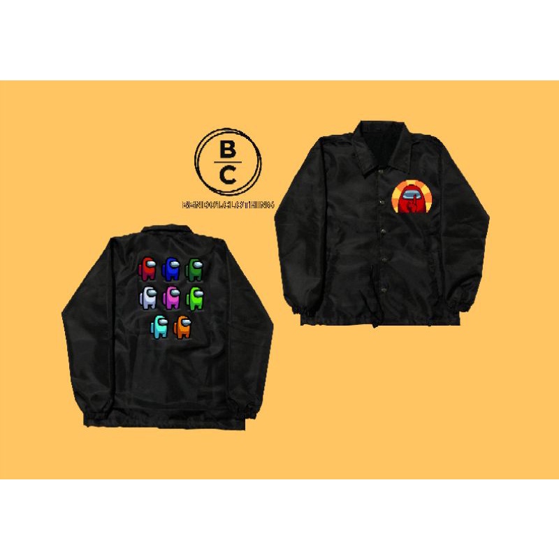 coach jaket windbreakers Among Us characters