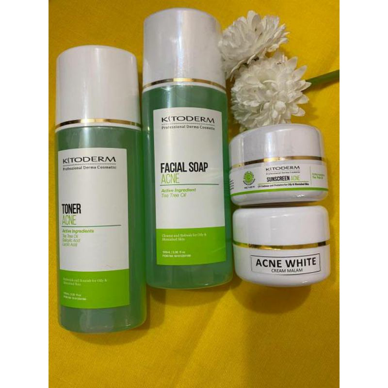 PAKET KITODERM ACNE ( Dosis super )