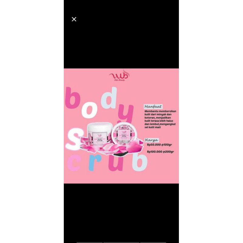 WUB Body Scrub