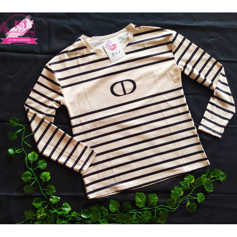 atasan kaos salur