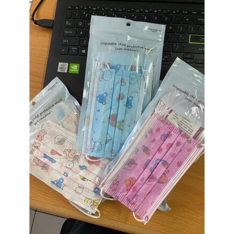 Masker Earloop Anak Isi 10biji