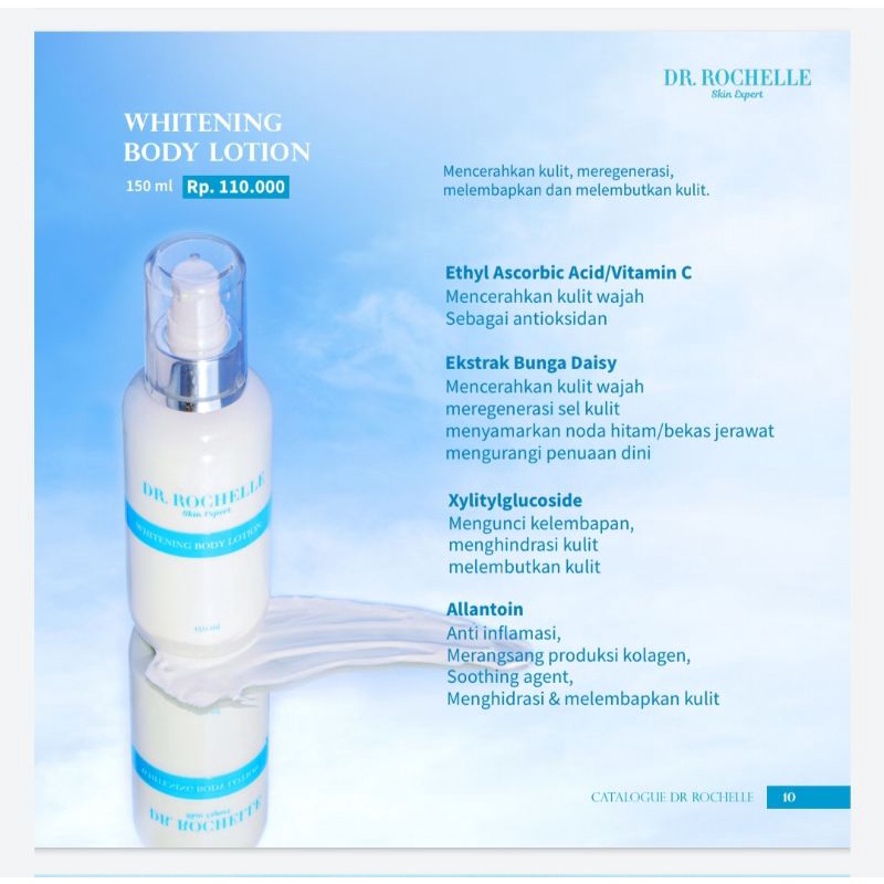 whitening body lotion