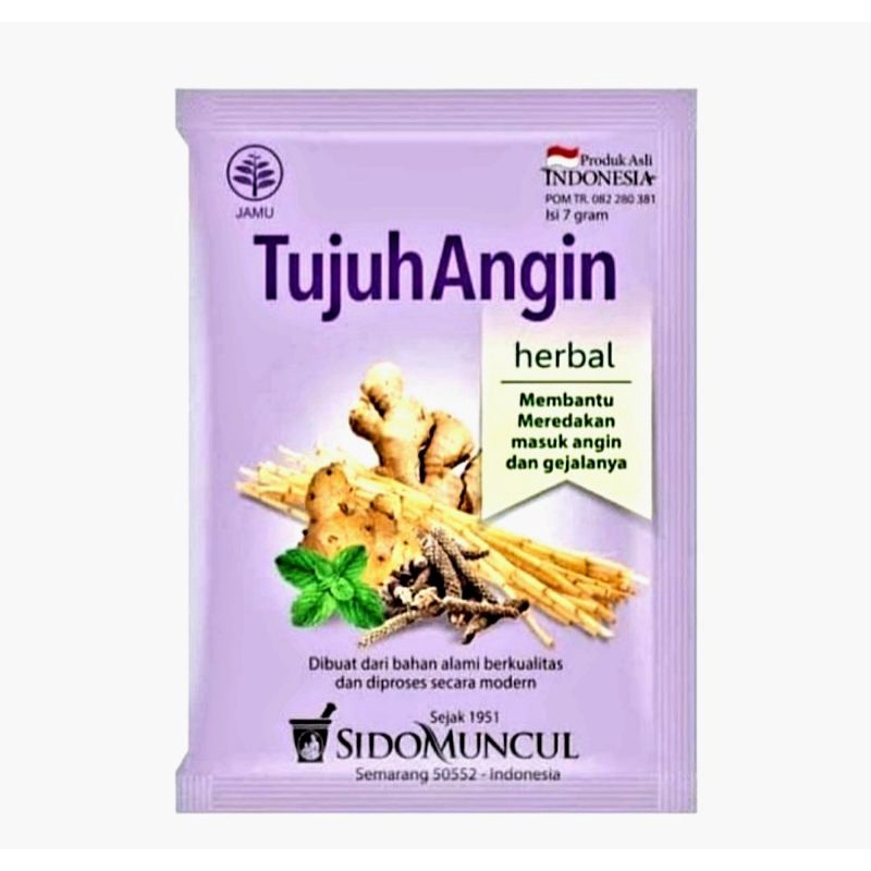 Tujuh angin Sidomuncul