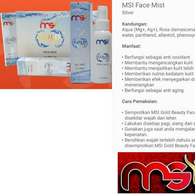 Facemist by MSI-jual ecer