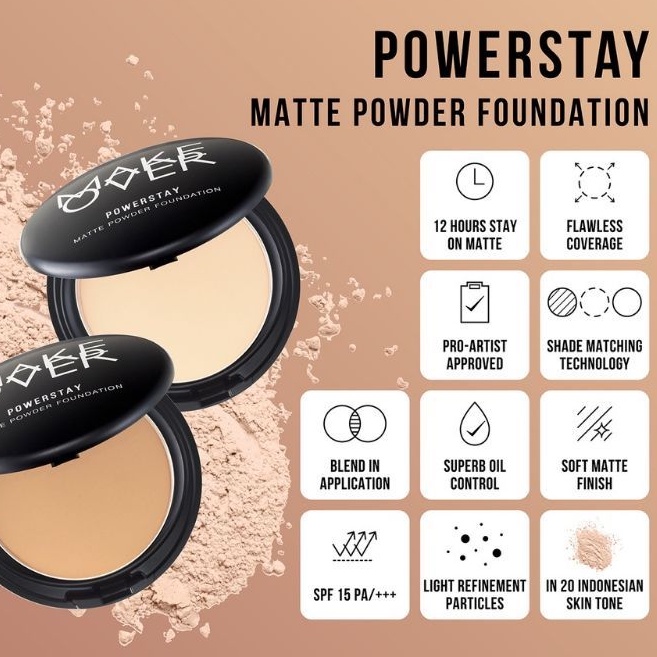 Make Over Powerstay Matte Powder Foundation