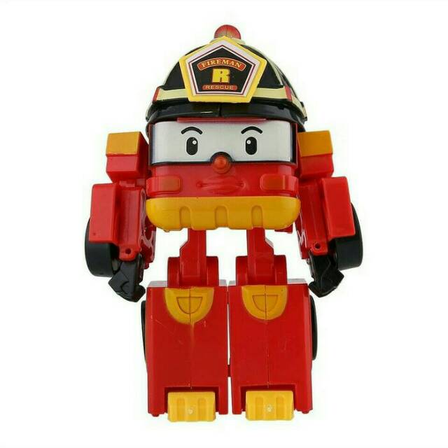 MAINAN ROBOCARS POLI ROY MERAH