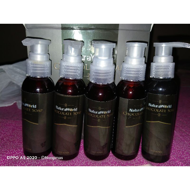 1 paket natura chocholate shoap