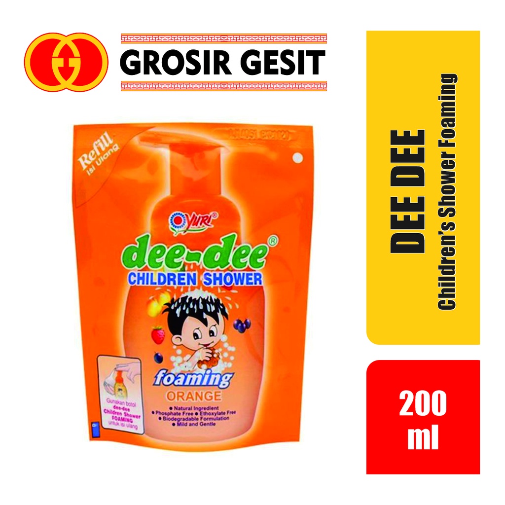 Dee Dee Children Shower Foaming Refill Pouch 200ml