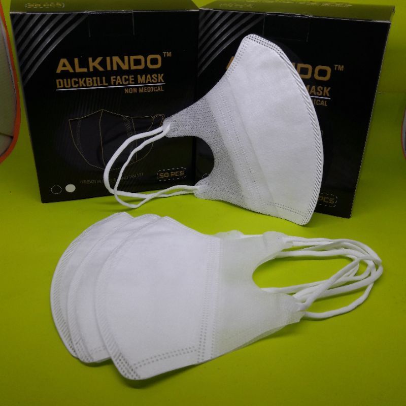 MASKER DUCKBIL ALKINDO GARIS/POLOS 3PLY
