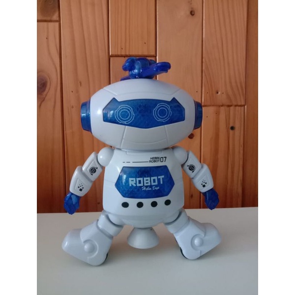 Mainan Robot Hebin Dance Light Music