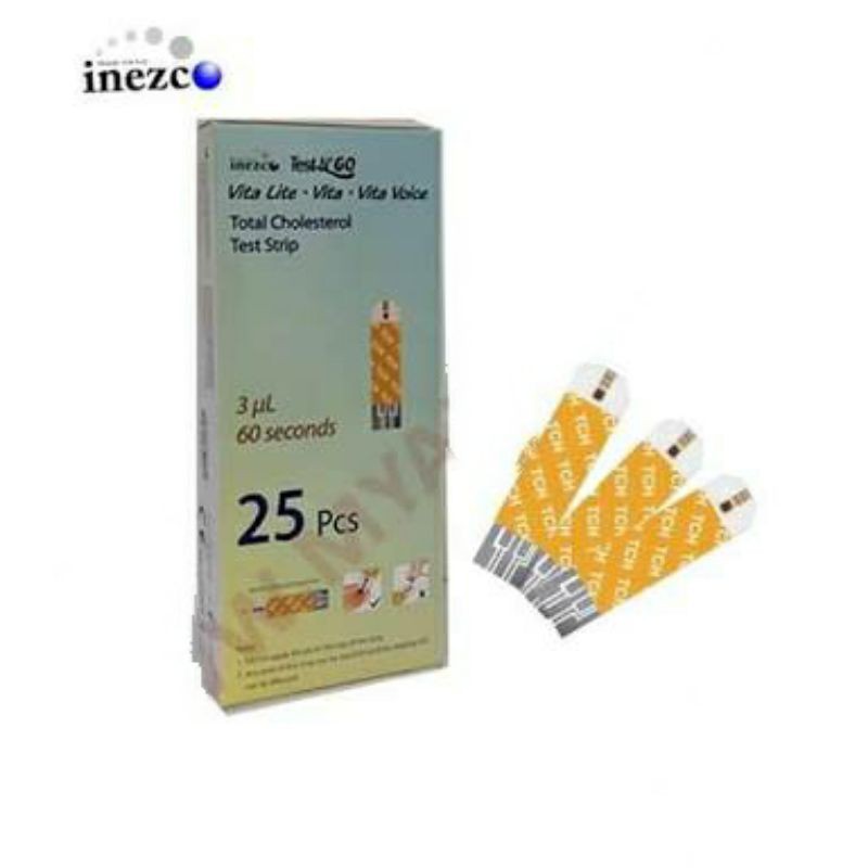 Teststrip cholesterol  Inezco isi 25