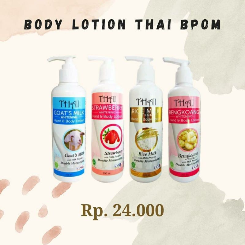 BODY LOTION THAI BPOM