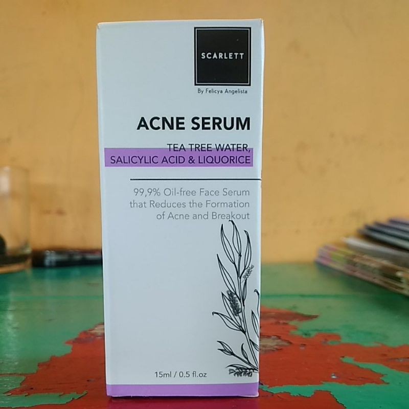 scarlett acne serum