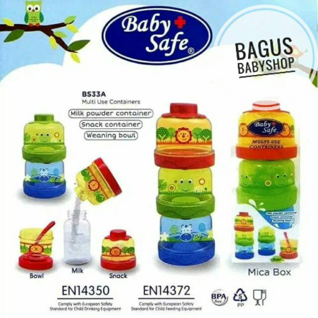 Baby safe Container / tempat susu