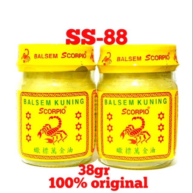 BALSEM KUNING CAP SCORPIO ~ 38GR