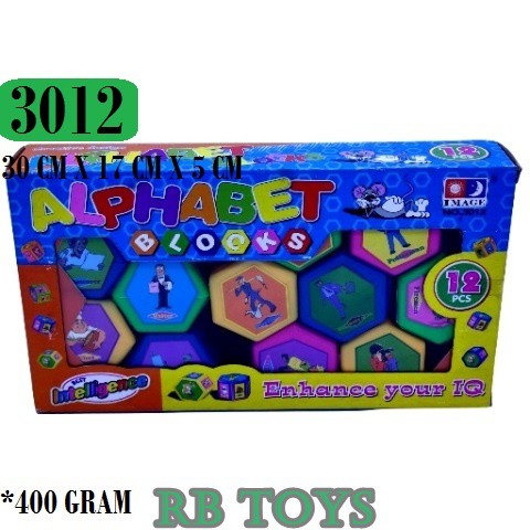 MAINAN BLOCK SUSUN HURUF 3012