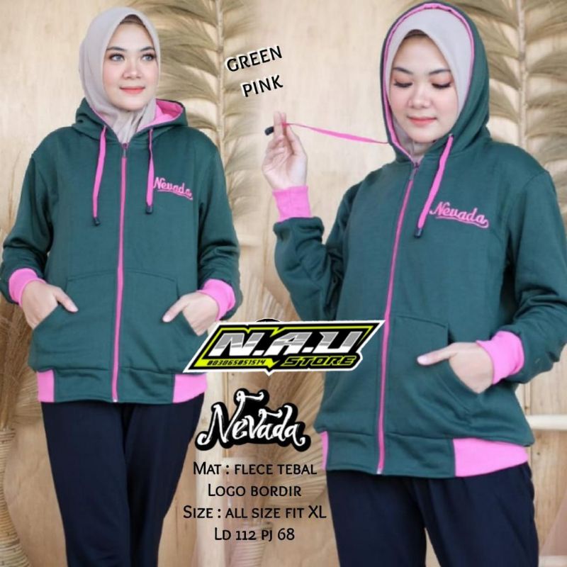 Jaket Hoddie Cewek