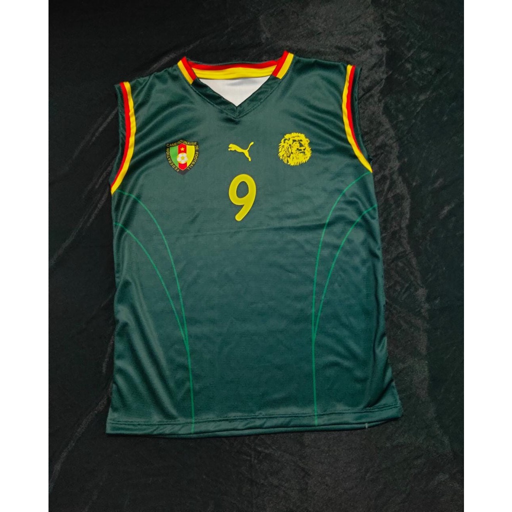 Jersey Timnas Cameroon 2002 Full Printing