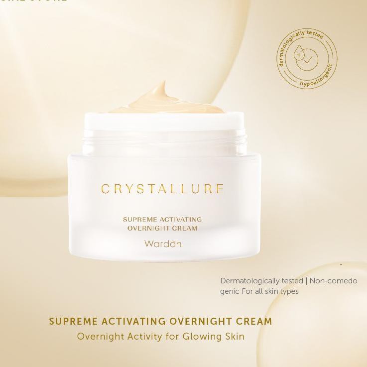 Wardah Crystallure Superme Activating Overnight Cream