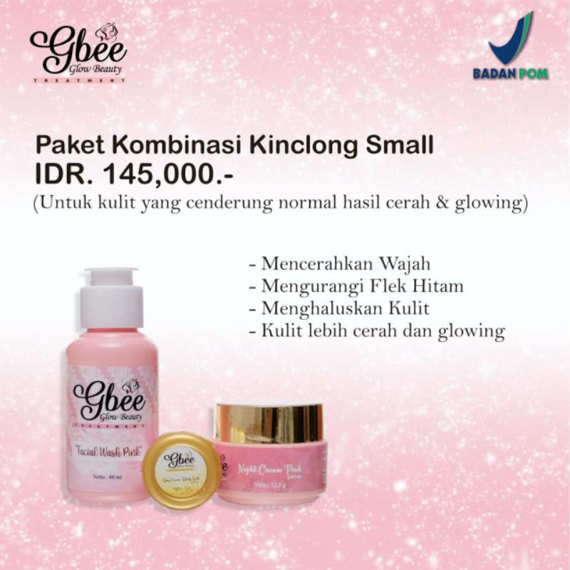 PAKET SMALL KINCLONG PINK GBEE