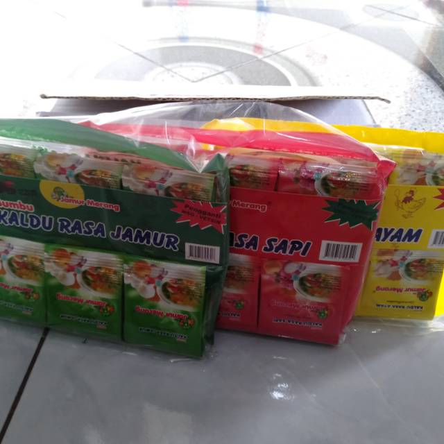 ( COD ) Kaldu Bubuk Alami Cap Jamur Merang