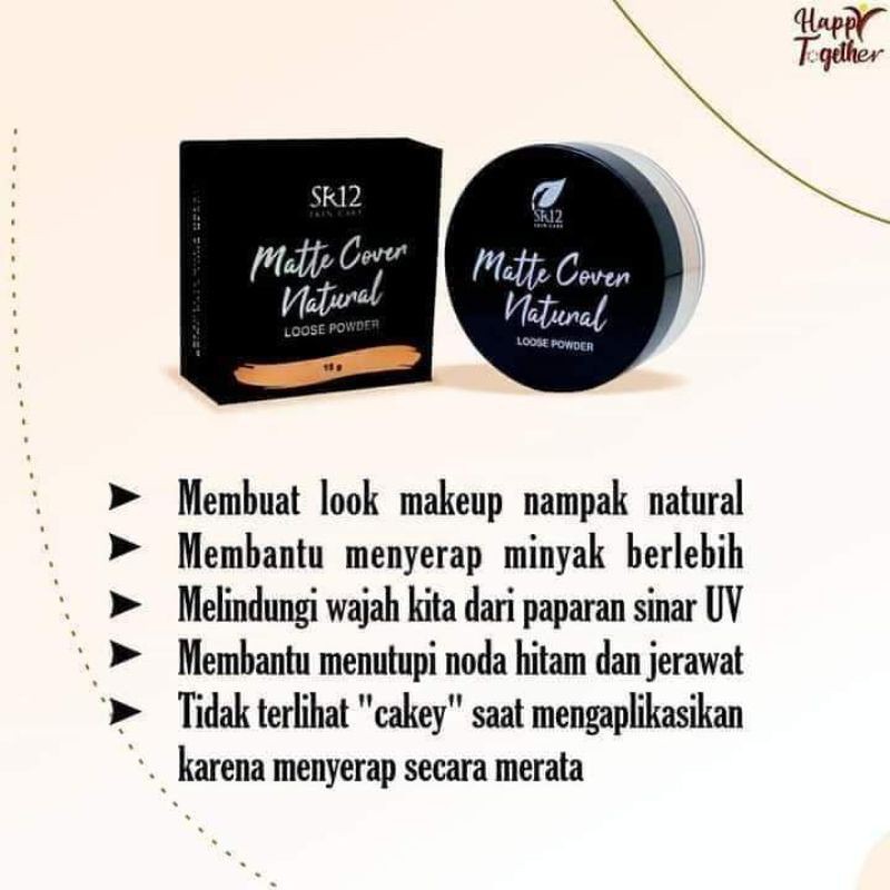 BEDAK TABUR  / LOOS POWDER SR12/MATTE