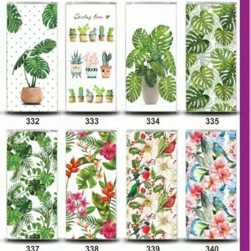 Stiker kulkas 1 pintu