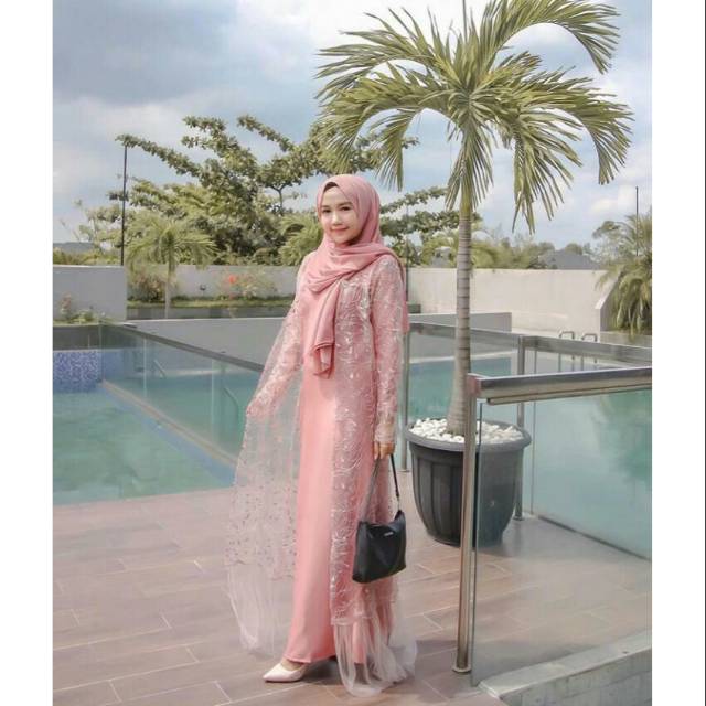 Gamis cyintya brukat