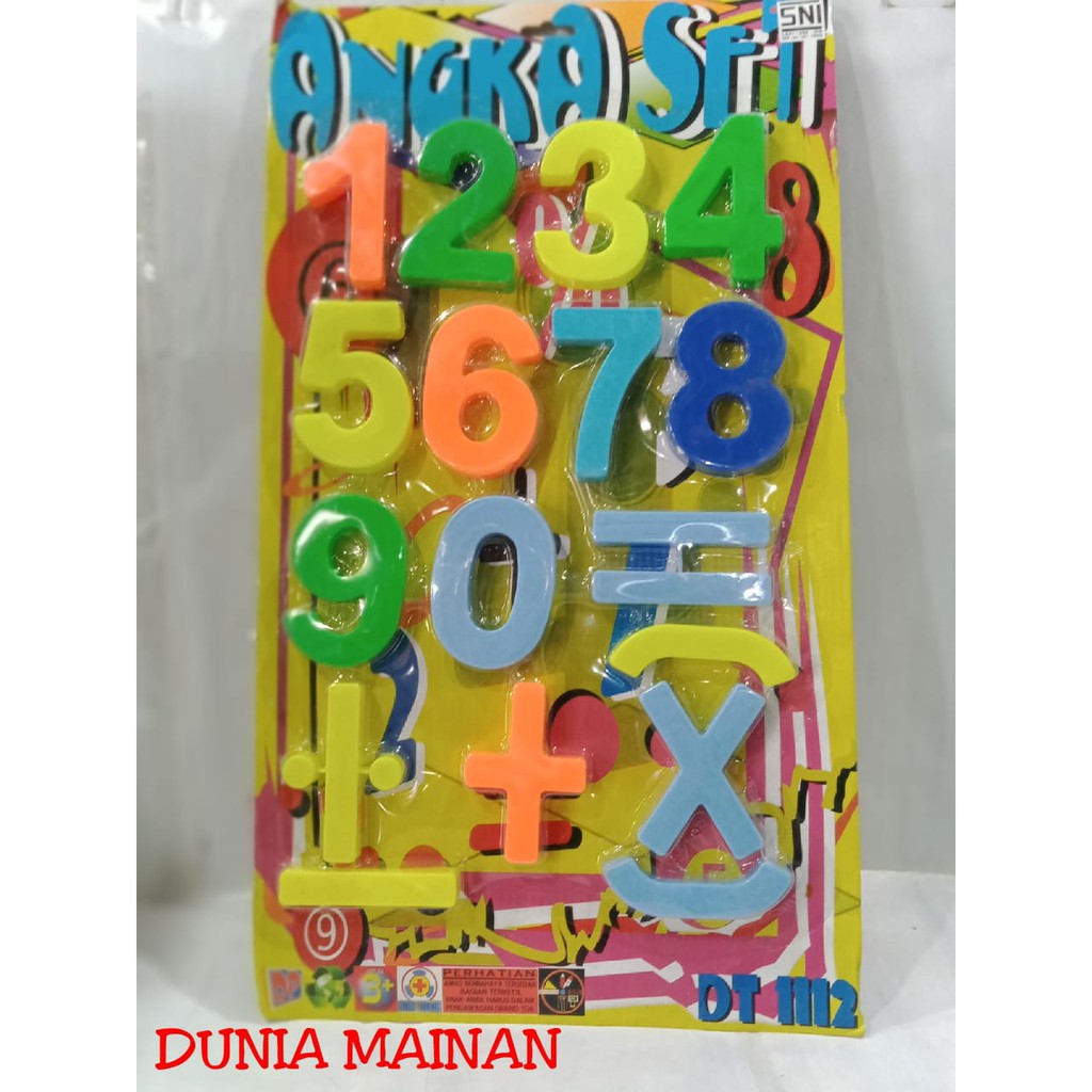 Mainan Anak Pintar ANGKA SET