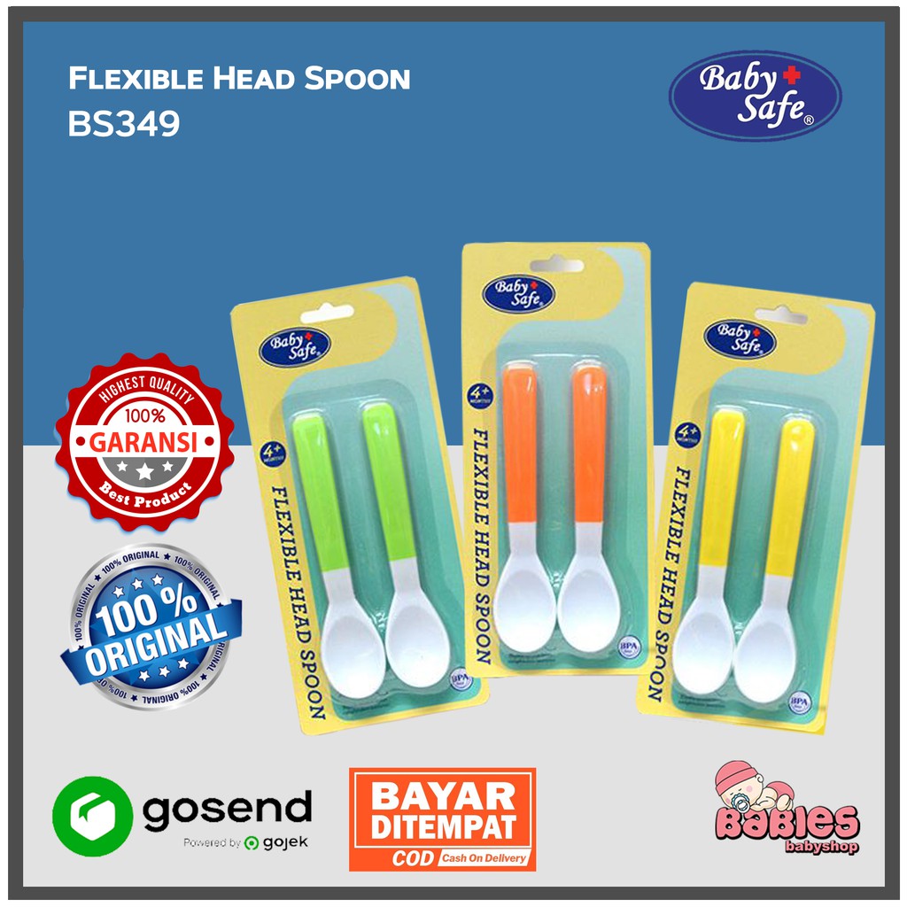 Baby Safe Flexible Head Spoon - BS349