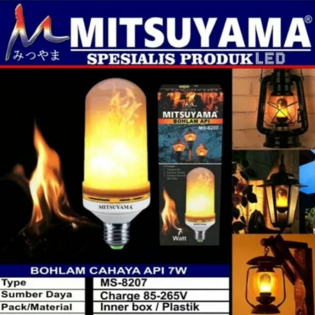 LAMPU API BOHLAM API MITSHUYAMA MS8207