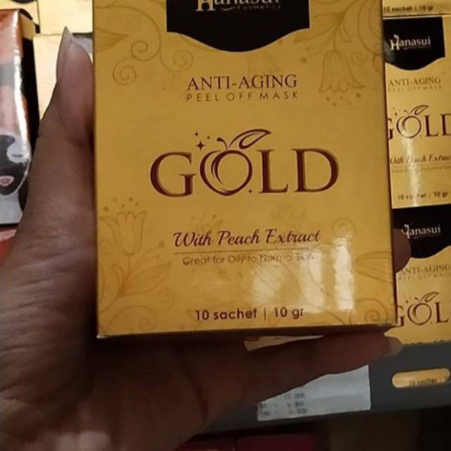 MASKER HANASUI GLOD BPOM