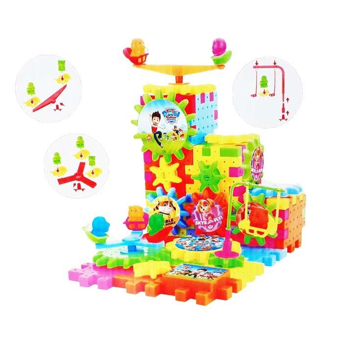 Mainan Anak Building Bloks 81 pcs