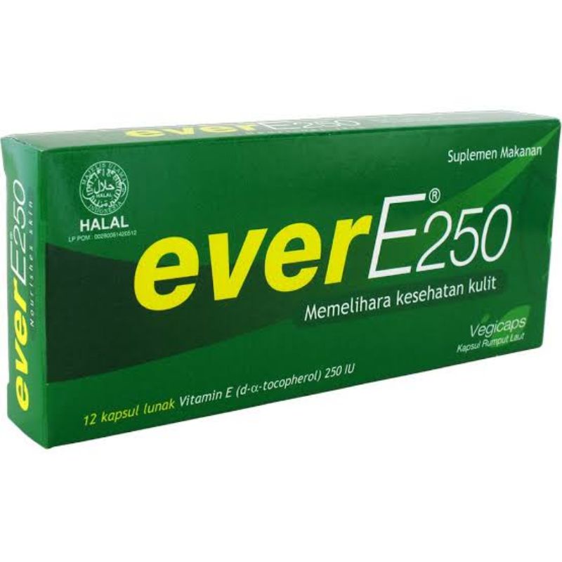 EVER E 250 ISI 12SOFTGEL KAPSUL VITAMIN E