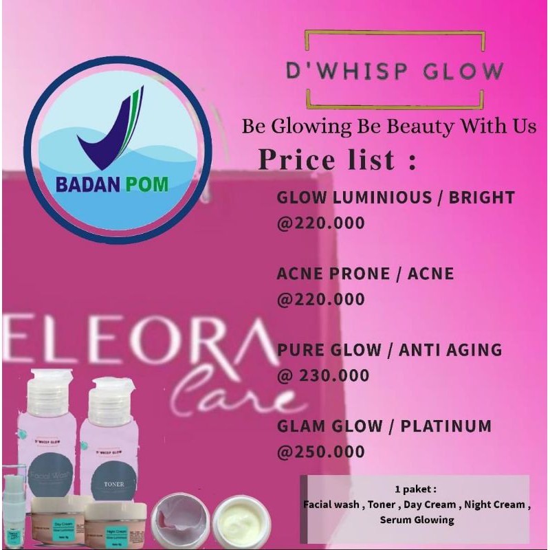 READY D'WHISP GLOW / ELEORA SIKINCARE