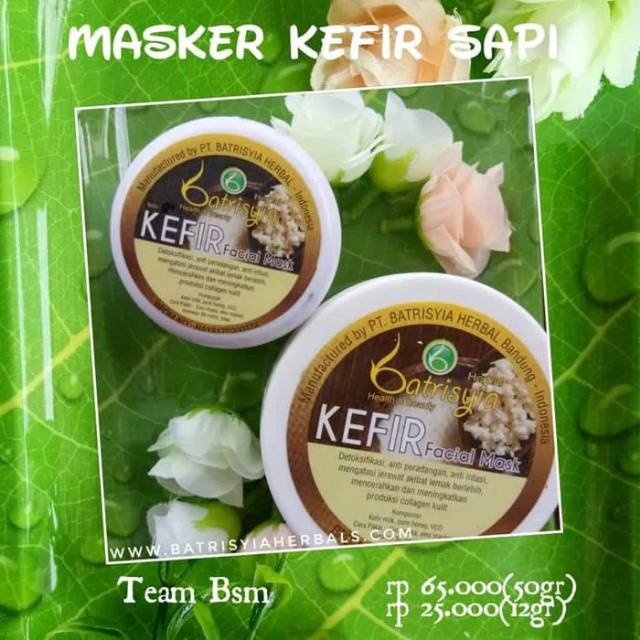 Masker kefir batrisya