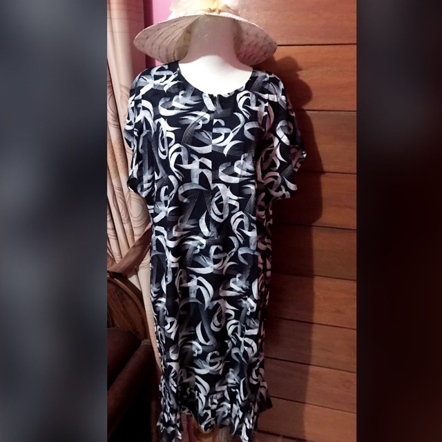Daster viral rayon ruffle busui
