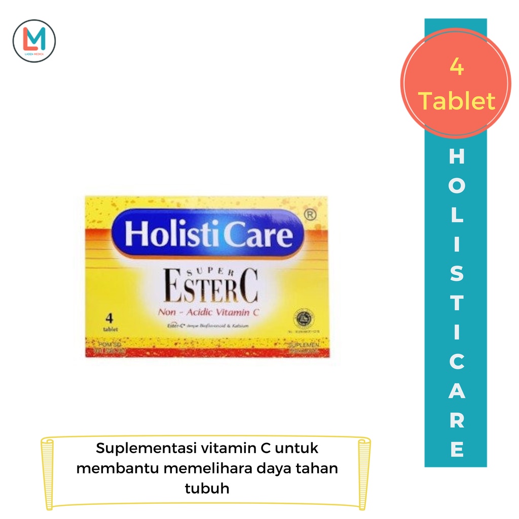 Holisticare Ester C 1 Strip Isi 4 Tablet