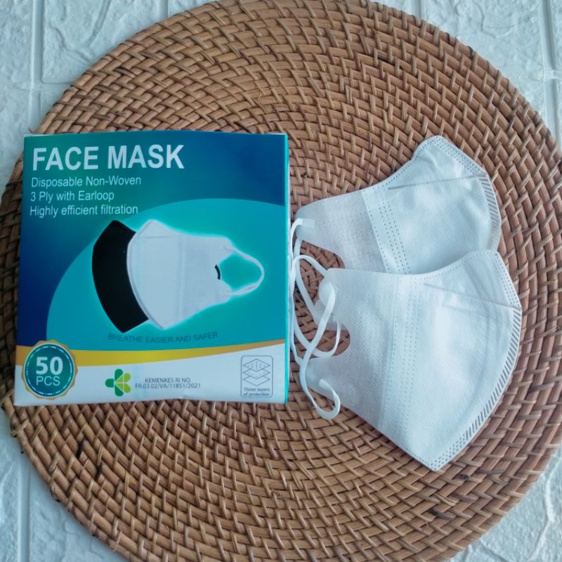 MASKER DUCKBILL PUTIH