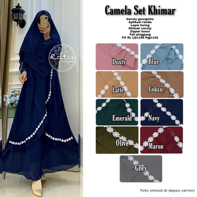Camela Set Khimar