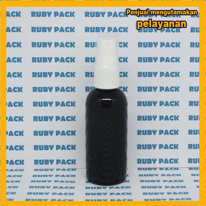Botol Pet Spray 60ml Putih Hitam