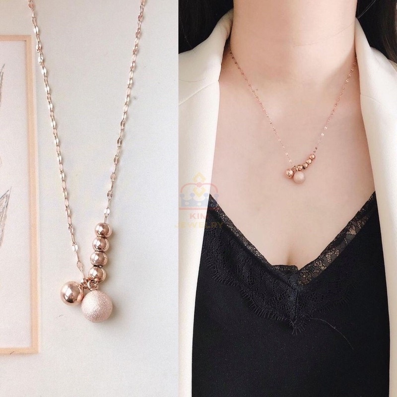 ✅COD kalung titanium new model boba