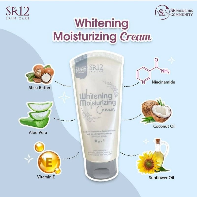 SR12 Whitening Moisturizing Cream 100ml