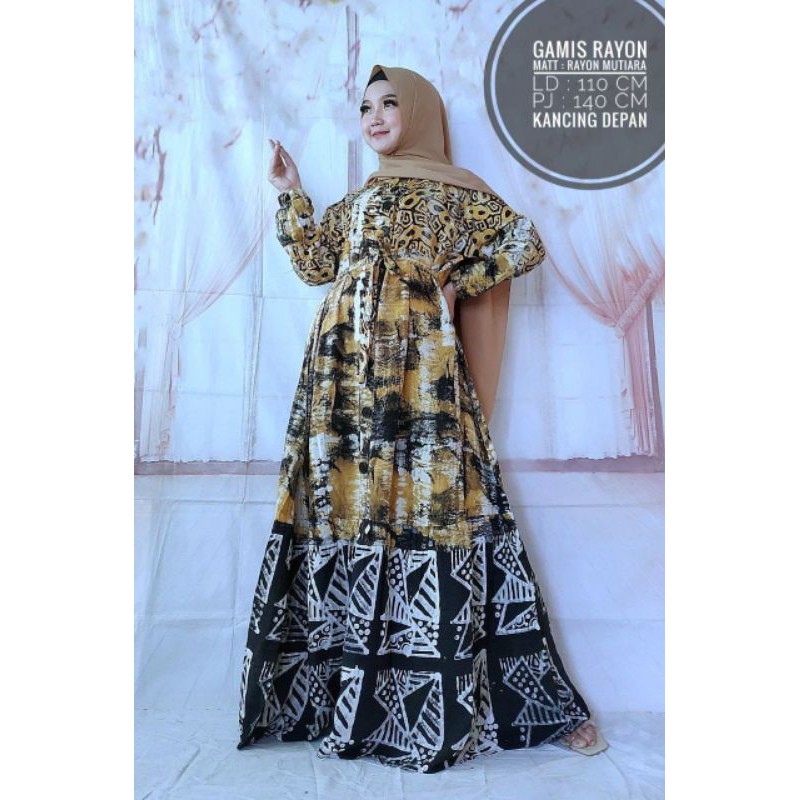 Gamis rayoon super premium