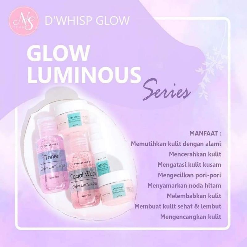 D'WHISP GLOW/ELEORA LUMINOUS SERIES/100%original