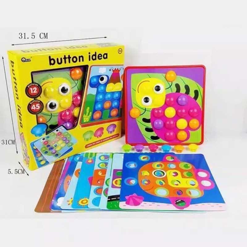 Mainan Bayi Button Idea