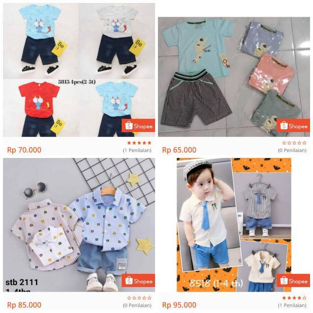 SETELAN ANAK IMPORT 1-4TH